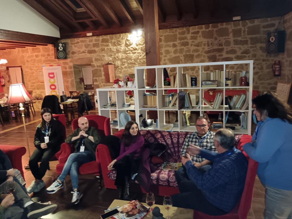 Tertulia retiro creativo literario Labastida Canfranc 2024 Jornadas literarias