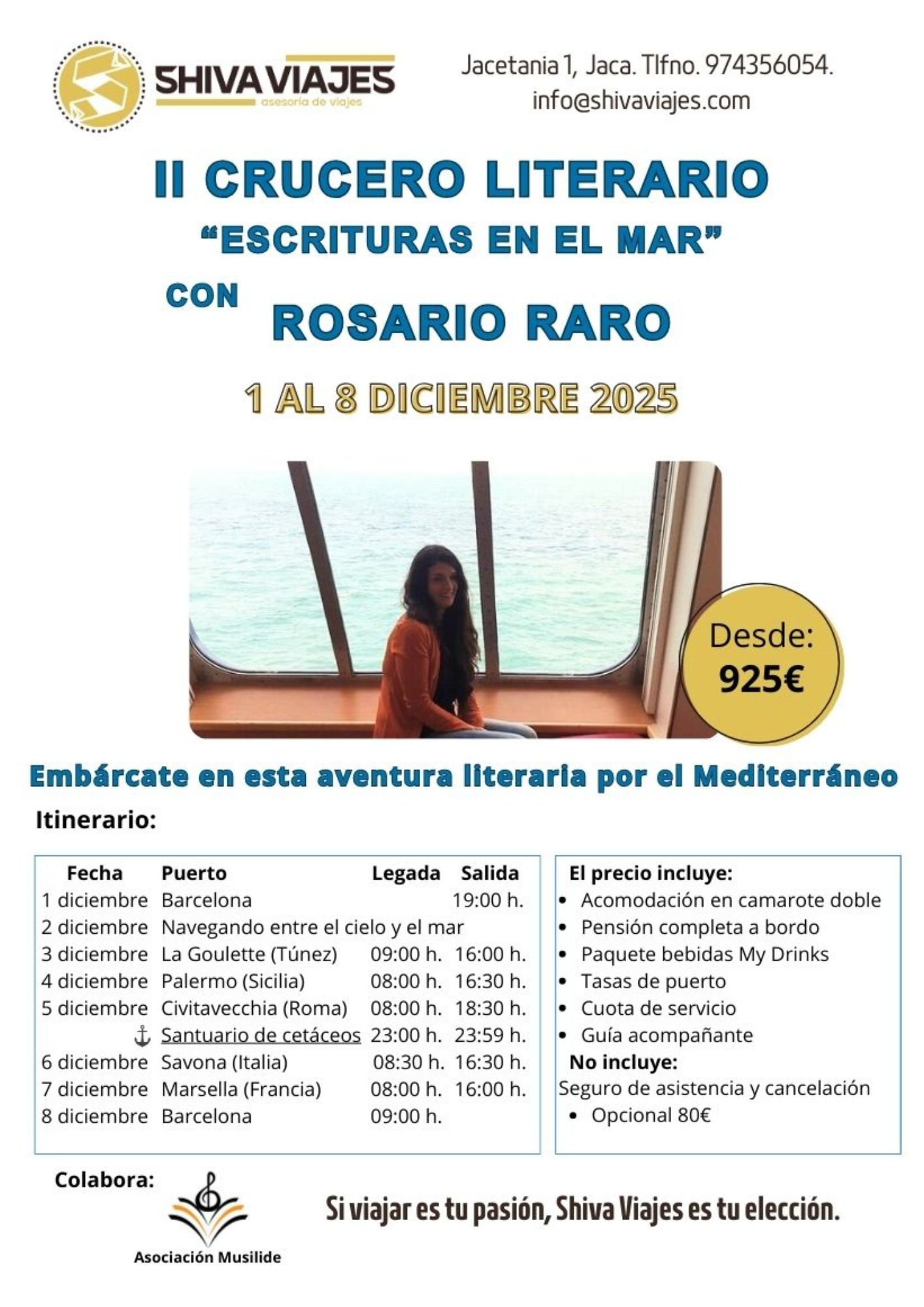 crucero literario con precio con musilideA3